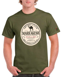 Marrakesh. Marruecos. Remera de algodón peinado premium.