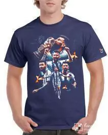 Messi.Argentina. Remera de algodón peinado premium!