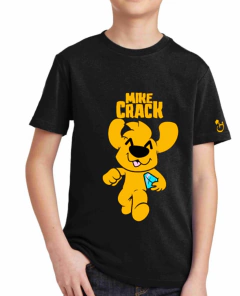 Mike Crack. Remera de algodón peinado. Niños