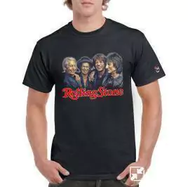 Rolling Stones. Juntos. mod 132 .Remera de algodón peinado premium!