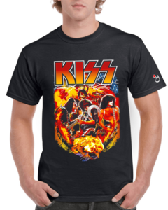 Kiss. Mod 065. Remera de algodón peinado premium!