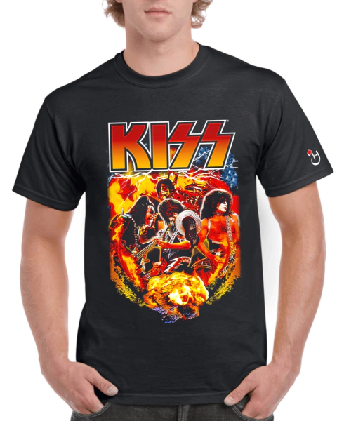 Kiss. Mod 065. Remera de algodón peinado premium!
