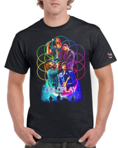 Coldplay. Mod 082. Remera de algodón peinado premium!