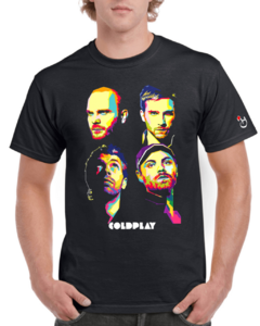 Coldplay. Mod 089. Remera de algodón peinado premium!