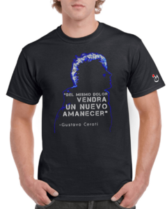 Gustavo Cerati. Soda Stereo. Mod 093. Remera de algodón peinado premium!