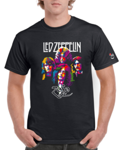 Led Zeppelin. Mod 096. Remera de algodón peinado premium!