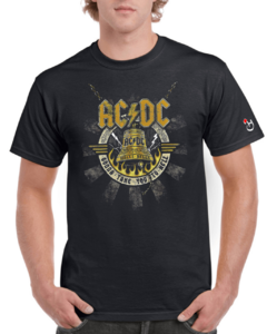 AC/DC. Mod 132. Remera de algodón peinado premium!