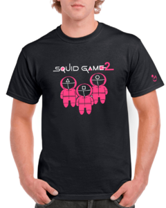 Juego del Calamar 2. Guardias.Remera de algodón peinado premium!