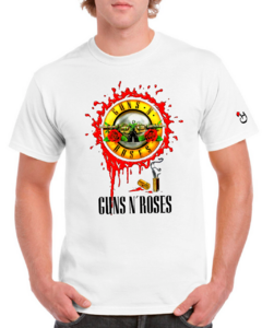 Guns N' Roses. Logo. Mod 021. Remera de algodón peinado premium! - comprar online