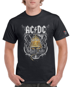 AC/DC. Hell Bells. Mod 025. Remera de algodón peinado premium!