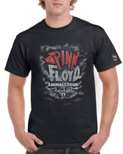 Pink Floyd. Animals Tour. Mod 028. Remera de algodón peinado premium!