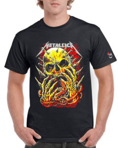 Metallica. Mod 029. Remera de algodón peinado premium!