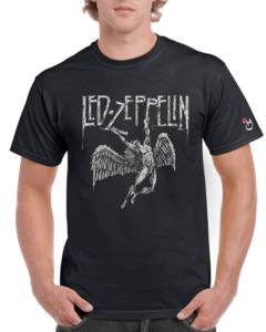 Led Zeppelin.Mod 040. Remera de algodón peinado premium!