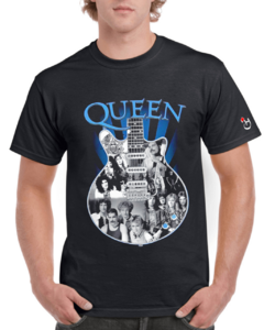 Queen. Guitarra. Mod 044. Remera de algodón peinado premium!