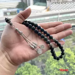 Masbaha. Tasbih. Negro. Piedra de Mongolia.Rezo. Islam. .✈️ Envío internacional .Entrega estimada entre 15 y 30 días hábiles. - comprar online