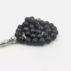 Imagen de Masbaha. Tasbih. Negro. Piedra de Mongolia.Rezo. Islam. .✈️ Envío internacional .Entrega estimada entre 15 y 30 días hábiles.