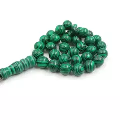 Masbaha. Tasbih. Piedra Malaquita. Rezo. Islam. ✈️ Envío internacional .Entrega estimada entre 15 y 30 días hábiles - tienda online
