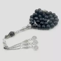 Masbaha. Tasbih. Negro. Piedra de Mongolia.Rezo. Islam. .✈️ Envío internacional .Entrega estimada entre 15 y 30 días hábiles.