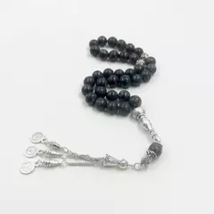 Masbaha. Tasbih. Negro. Piedra de Mongolia.Rezo. Islam. .✈️ Envío internacional .Entrega estimada entre 15 y 30 días hábiles. - Habibis Remeras