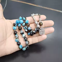 Imagen de Masbaha.Tasbih. Piedra Ágata. Rezo. Islamico. ✈️ Envío internacional .Entrega estimada entre 15 y 30 días hábiles