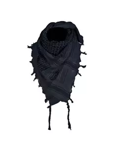 Imagen de Shemagh Militar táctico Gris oscuro y Negro. Sirios Originales.