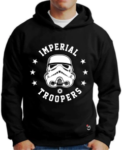 Buzo canguro de frisa Premium. Hoodie. Trooper. Starwars - comprar online