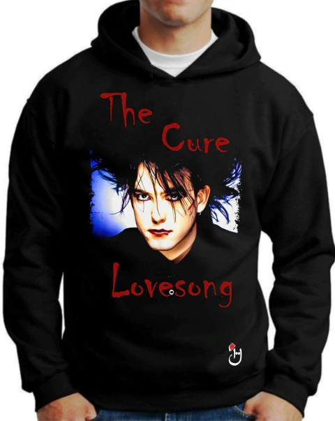 Buzo canguro de frisa Premium. Hoodie. The Cure. Mod B023 - comprar online