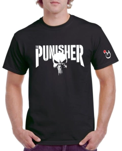 THE PUNISHER. Remera de algodón peinado calidad premium