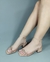 Sandalia Salto Nude