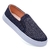 Tênis Slip On Jeans com Strass