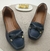 mocassim Luxo Quadrada Azul