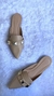 Mule Luxo Creme c/ Spike