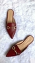 Mule Luxo Vinho c/ Fivela