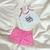 Pijama Feminino Frase Rosa - comprar online