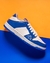 Tênis masculino Branco c/ azul e solado Azul
