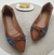 Sapatilha Bico Fino Jeans Estampado Whisk