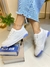 Tênis Feminino Branco c/ sola azul