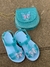 Kit Bolsa e Sandália Infantil Borboleta Azul - comprar online