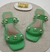 Rasteirinha Sandalia Luxo Birken Verde