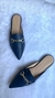 Mule Luxo Azul c/ Fivela