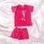 Pijama Pantera Cor de Rosa Manga Curta - comprar online