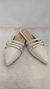 Mule Luxo Tiras Birken Branca - comprar online