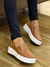 Tênis slip on Plataforma Caramelo