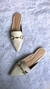 Mule Luxo Branco c/ Fivela