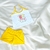 Pijama Feminino Quebra Cabeça Amarelo - comprar online