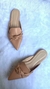 mule Luxo Nude Laço
