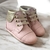 Botinha Rosa C/ Dourado Baby - comprar online