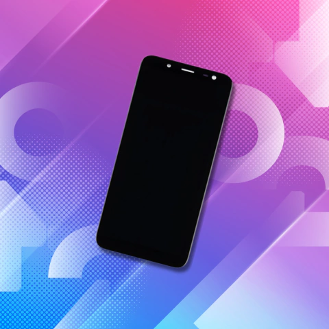 Módulo Samsung J8 2018 - J810 frontal negro