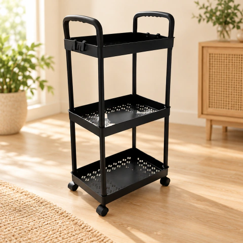 Carrito Organizador Auxiliar Cocina Estantes Ruedas