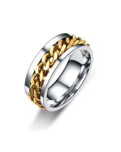 Anillo Panter Silver y Dorado - comprar online